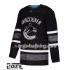 Vancouver Canucks tröja Blank Svart 2019 All-Star Adidas Authentic - NHL Tröjor Barn